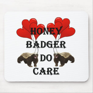 Honey badger do care mouse mat