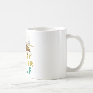 honey badger golf coffee mug