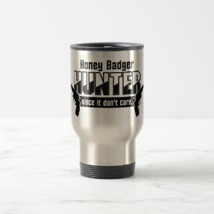 Honey Badger Hunter mug - choose style & colour