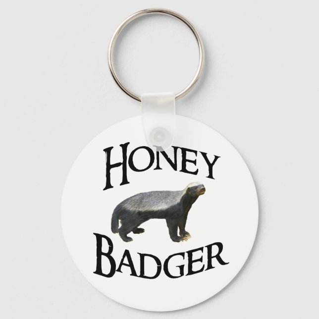 Honey Badger Key Ring (Front)