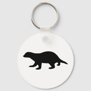 Honey Badger Key Ring