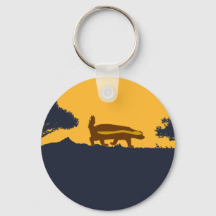 honey badger key ring