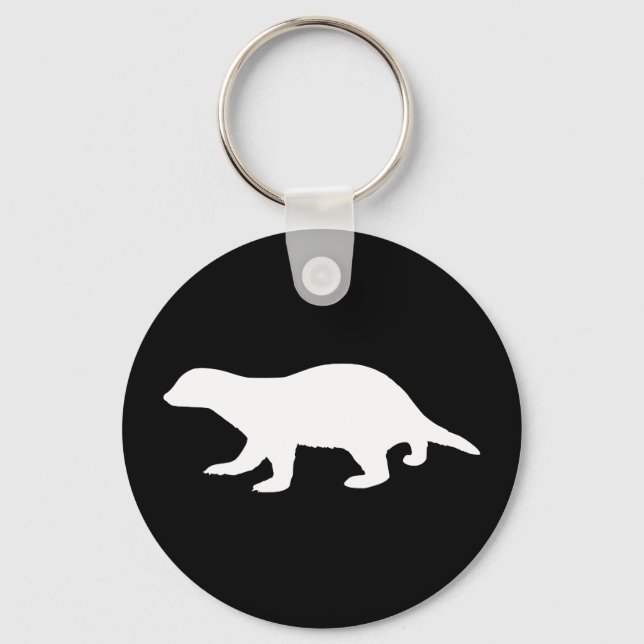 Honey Badger Key Ring (Front)