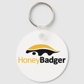 Honey Badger Logo Key Ring
