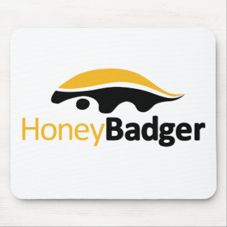 Honey Badger Logo Mouse Mat