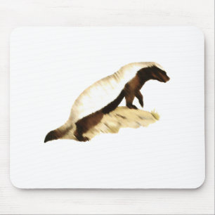 honey badger mouse mat