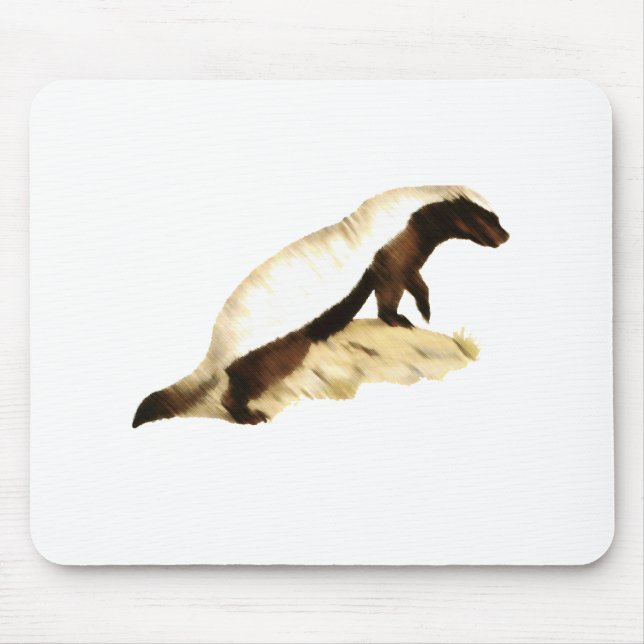 honey badger mouse mat (Front)