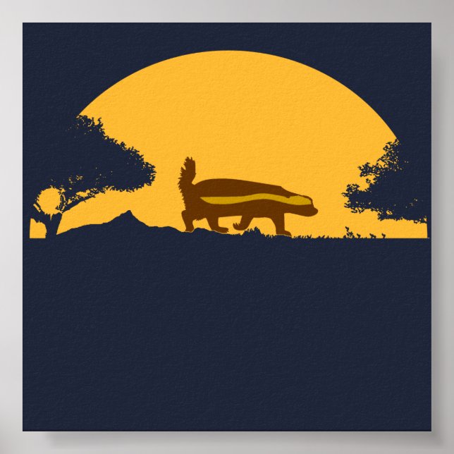 honey badger poster (Front)