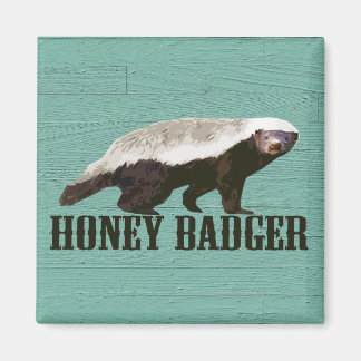 Honey Badger Profile View Magnet