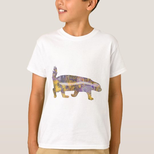 Honey Badger - Purple & Yellow Stone T-Shirt