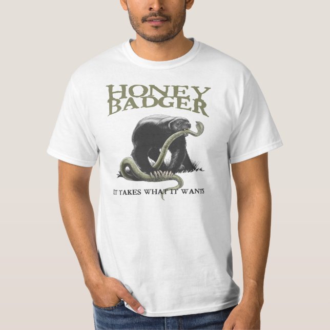 Honey Badger T-shirt (Front)