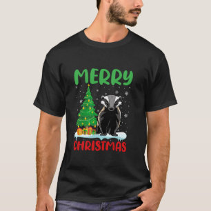 Honey Badger Tree Xmas Sweater Men Women Ugly Chri