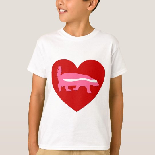 honey badger valentine T-Shirt