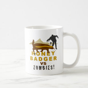 badger honey coffee zombies mug vs