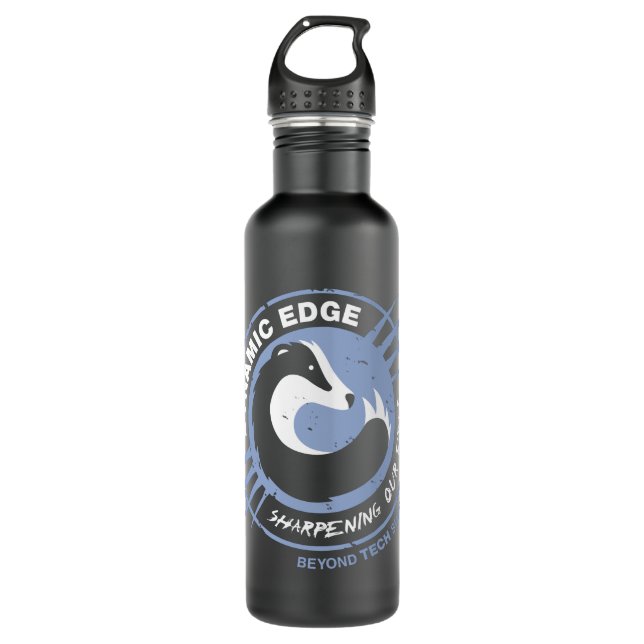 Honey Badger Wants You to Drink More Water Bottle (Front)