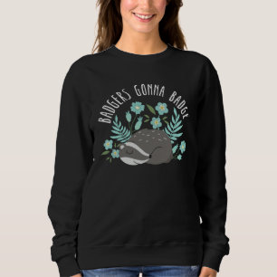 Honey Badger Wildlife Animal Ratel 11 Sweatshirt