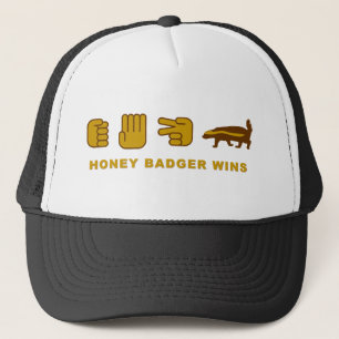 honey badger wins trucker hat