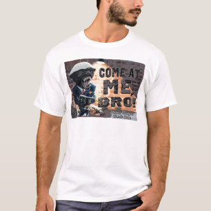 Honey Badger with Machine Gun T-Shirt