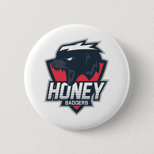 Honey Badgers 6 Cm Round Badge