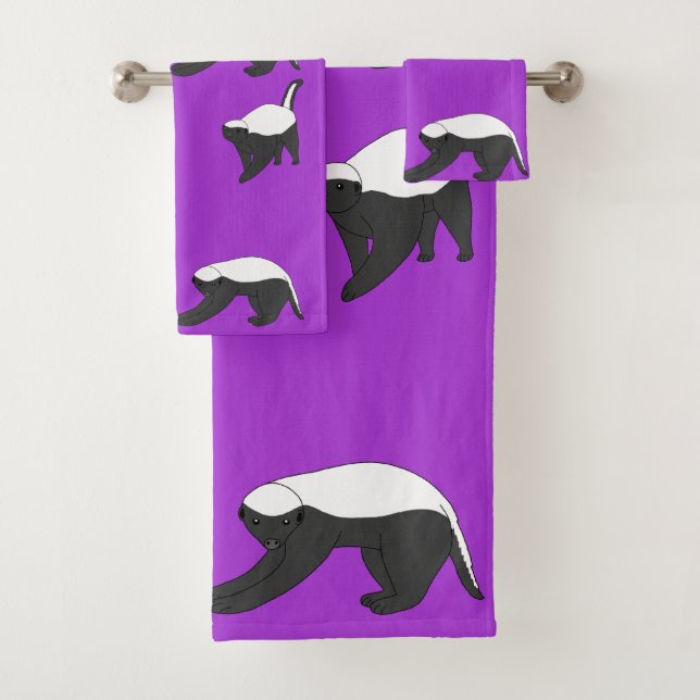 Honey Badgers Bath Towel Set (Insitu)
