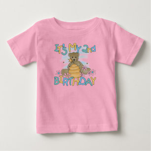 Honey Bear 2nd Birthday T-shirts and Gifts