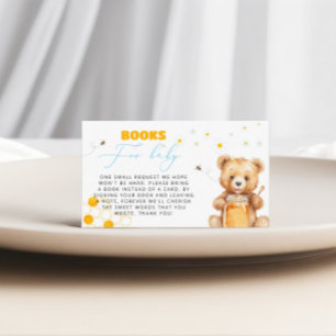 Honey Bear Books For Baby Girl Baby Shower Enclosure Card