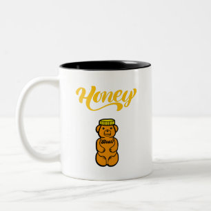 Honey Bear pet name Two-Tone Coffee Mug