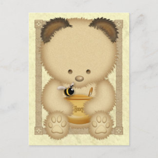 Honey Bear Postcard
