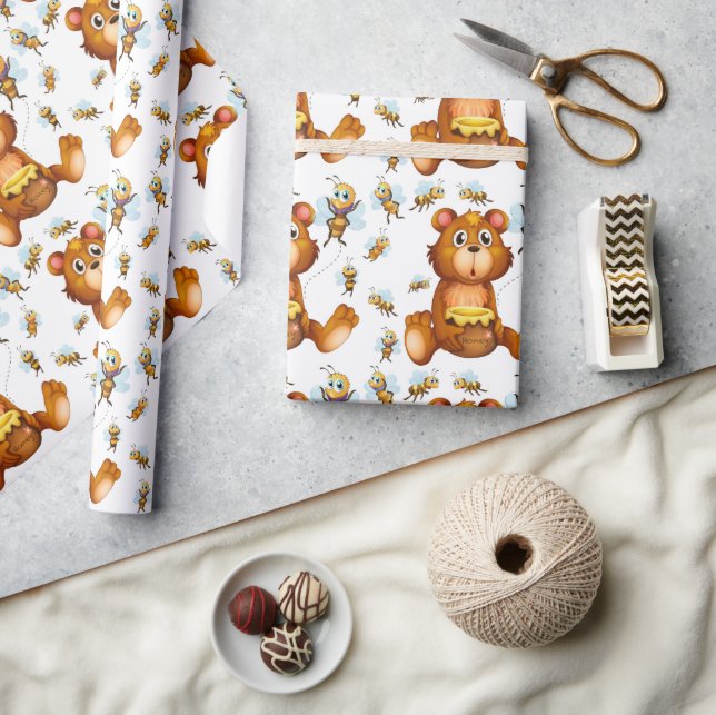 Honey Bears Wrapping Paper (Crafts)
