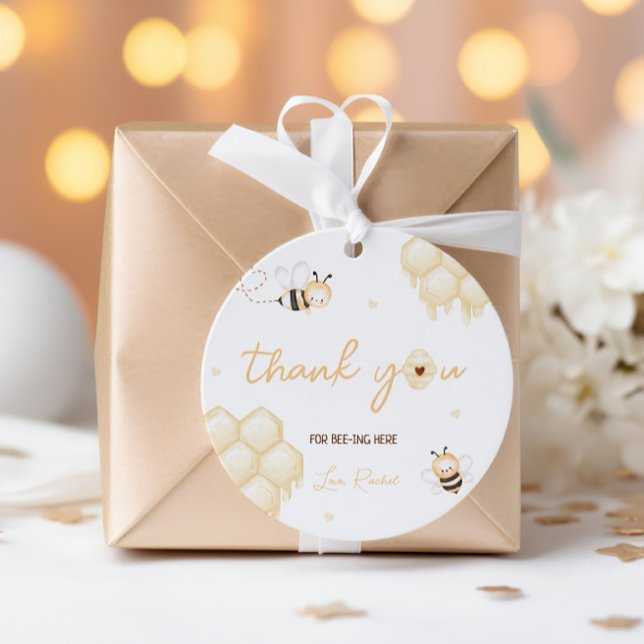 Honey Bee 1st Birthday  Favour Tags (Creator Uploaded)