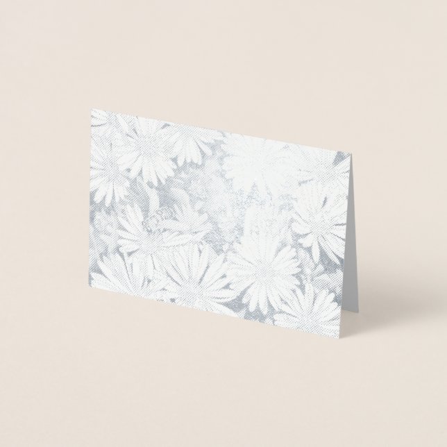 Honey Bee Art Card Wildflower Custom Greeting Card (Front)