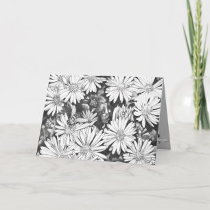 Honey Bee Art Card Wildflower Custom Greeting Card