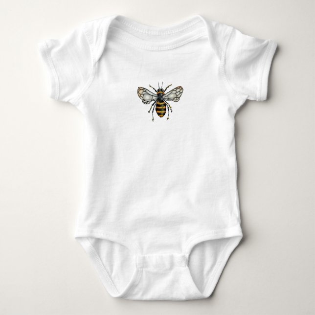 Honey Bee  Baby Bodysuit (Front)