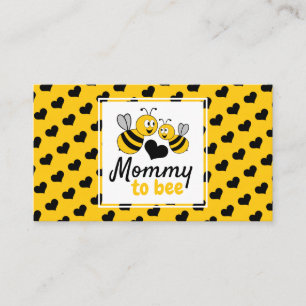 Honey Bee, Baby Shower Gift Registry Enclosure Card
