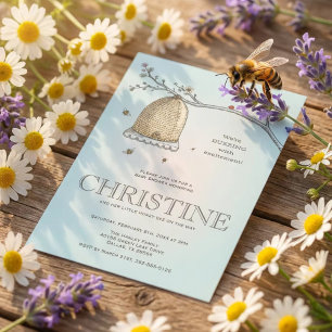 Honey Bee Baby Shower Invitation