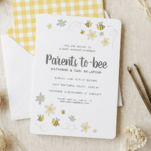 Honey Bee Baby Shower Invitation   Gingham & Daisy