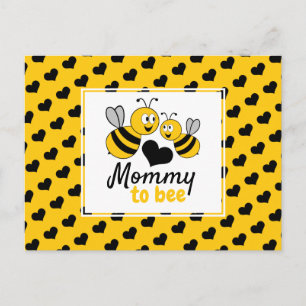 Honey Bee, Baby Shower Invitation Postcard