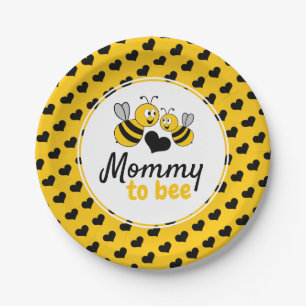 Honey Bee, Baby Shower Paper Plate