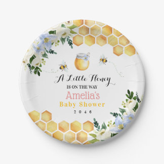 Honey Bee Baby Shower Paper Plate for Any Events