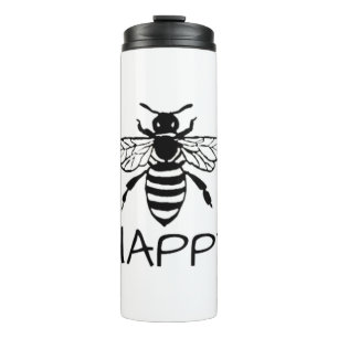 Honey Bee/ Be Happy Thermal Tumbler