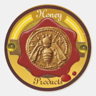 HONEY BEE / BEEKEEPER BEEKEEPING RED WAX SEAL