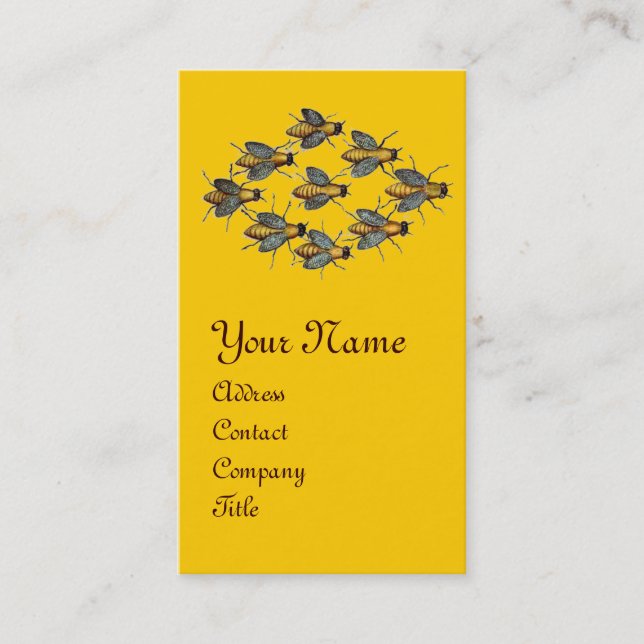 HONEY BEE ,BEEKEEPER /beekeeping supplies Business Card (Front)