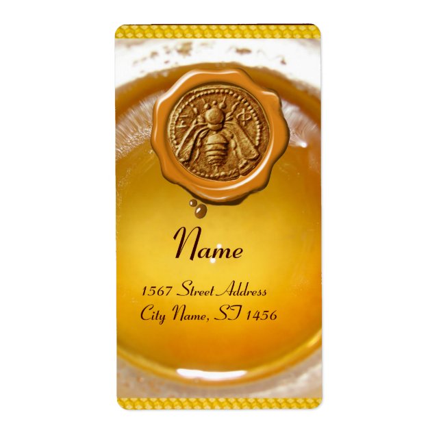 HONEY BEE ,BEEKEEPER ,BEEKEEPING WAX EAL (Front)