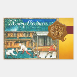 HONEY BEE, BEEKEEPER BROWN  WAX SEAL