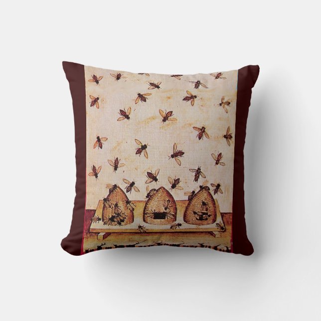 HONEY BEE ,BEEKEEPER CUSHION (Front)