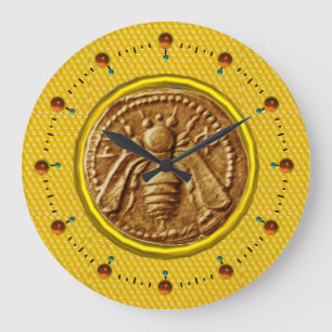HONEY BEE ,BEEKEEPER LARGE CLOCK