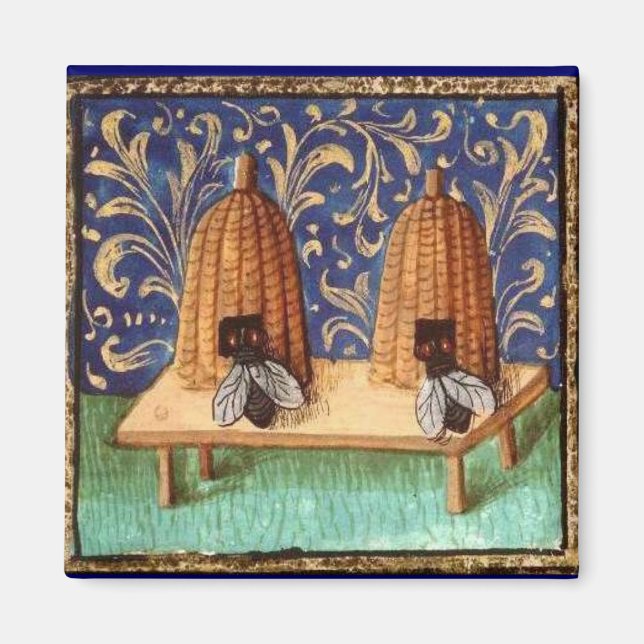 HONEY BEE, BEEKEEPER MAGNET (Front)