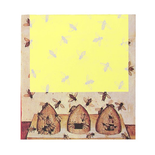 HONEY BEE ,BEEKEEPER NOTEPAD (Front)