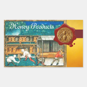 HONEY BEE, BEEKEEPER RED  WAX SEAL