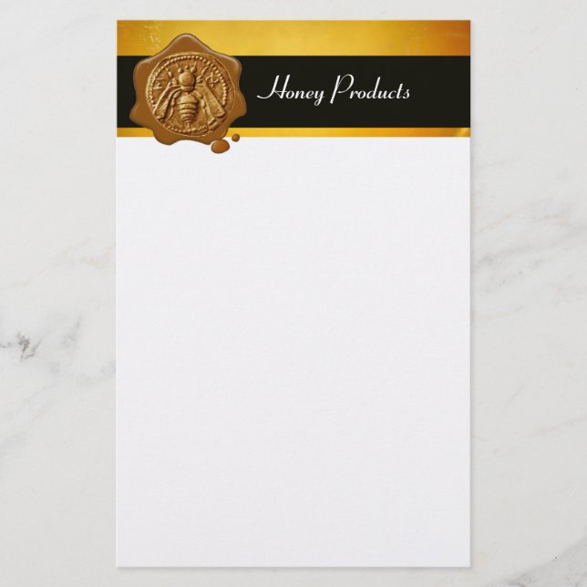 HONEY BEE ,BEEKEEPER ,White Stationery (Front)